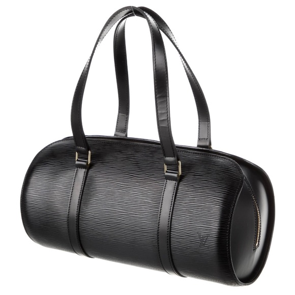 Louis Vuitton Epi Leather Noir Soufflot Papillon ~ 💯 AUTHENTIC - Picture 3 of 16